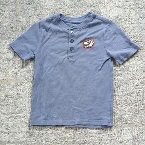 365 Kids Blue Henley Polo Size 4T